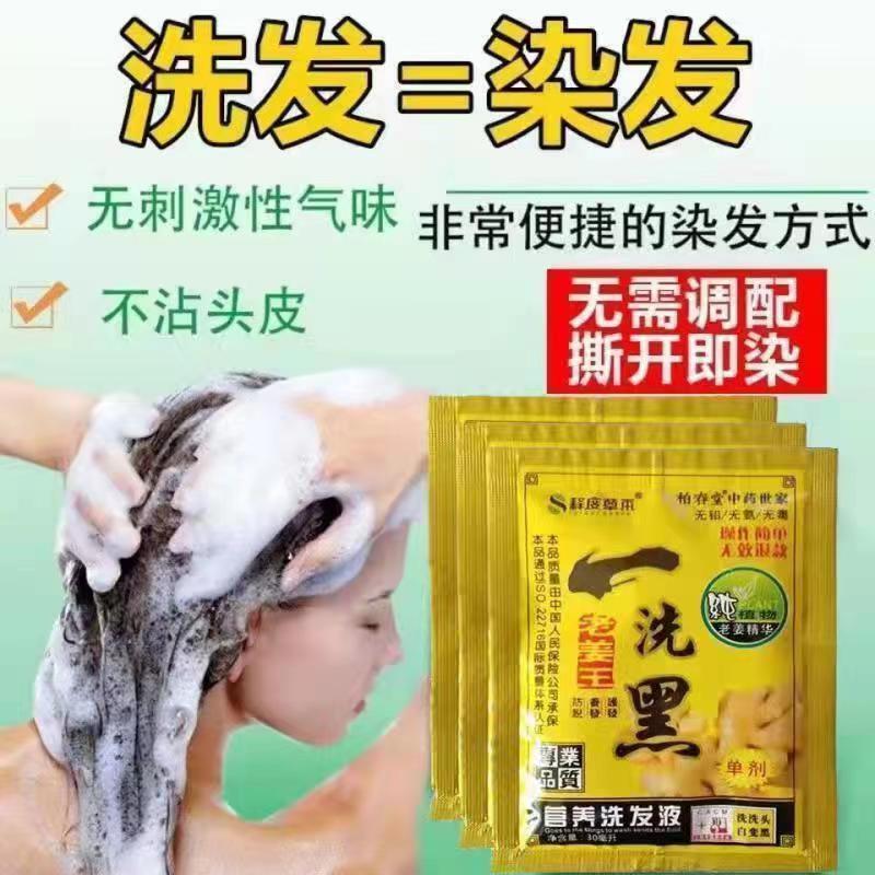 ラージャンキング 袋入り染毛剤 白髪を黒髪に泡で染める 家庭用ノンスティックスカルプ ブラック植物染毛剤 美白|undefined
