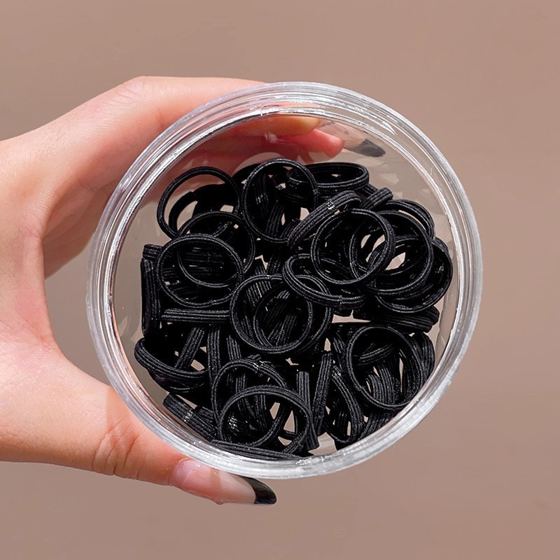 Caricatura encantadora anillo de pelo pulgar no daña el cabello de los niños correa de correa pequeña cuerda de cabello para niñas cuerda de cabello