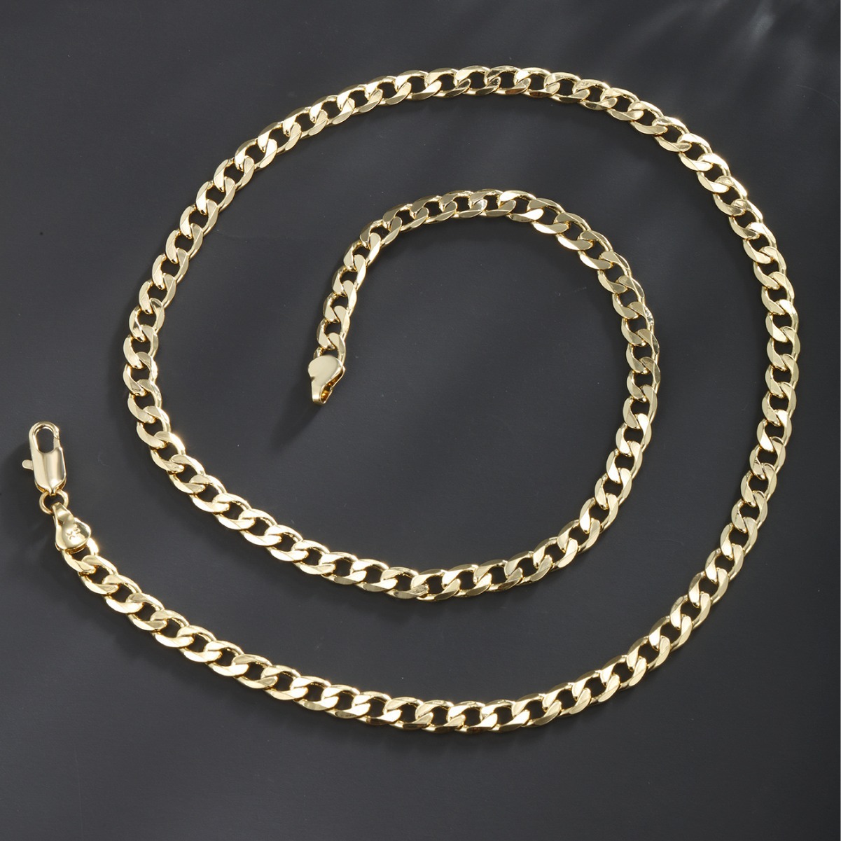 Collar de Cadena Cubana de Aleación de Cobre, Estilo Hip-Hop Europeo y Americano, para Hombre, Personalidad Audaz, Cadena Gruesa, Venta al por Mayor, Joyería Xuping