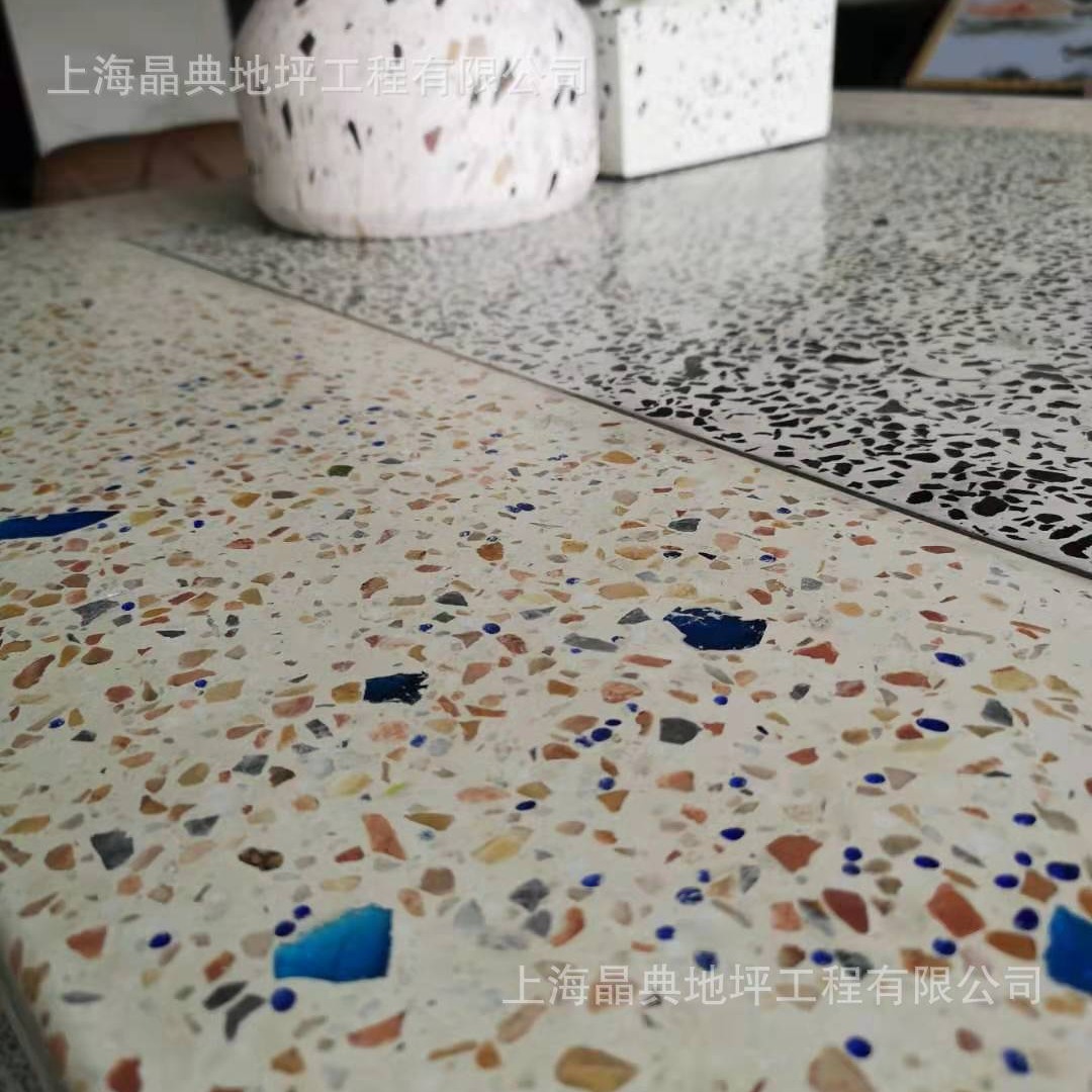 供应上海传统水磨石地坪翻新 磨石子地面打磨  磨光石地板翻新