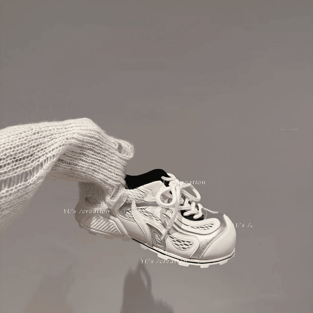 [Ma Ge mismo estilo] H55 mismo estilo-"Estética desordenada" zapatos de bolos mix Forrest Gump verano transpirable 4cm