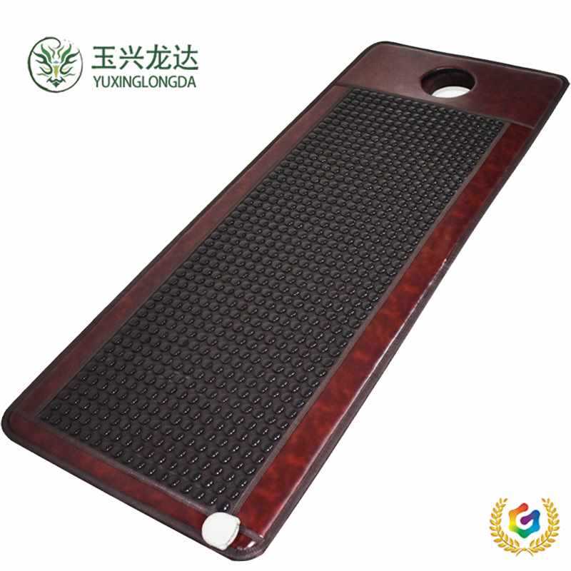✅玉石床垫加热托玛琳锗石砭石麦饭石按摩光子能量远红外跨境美容