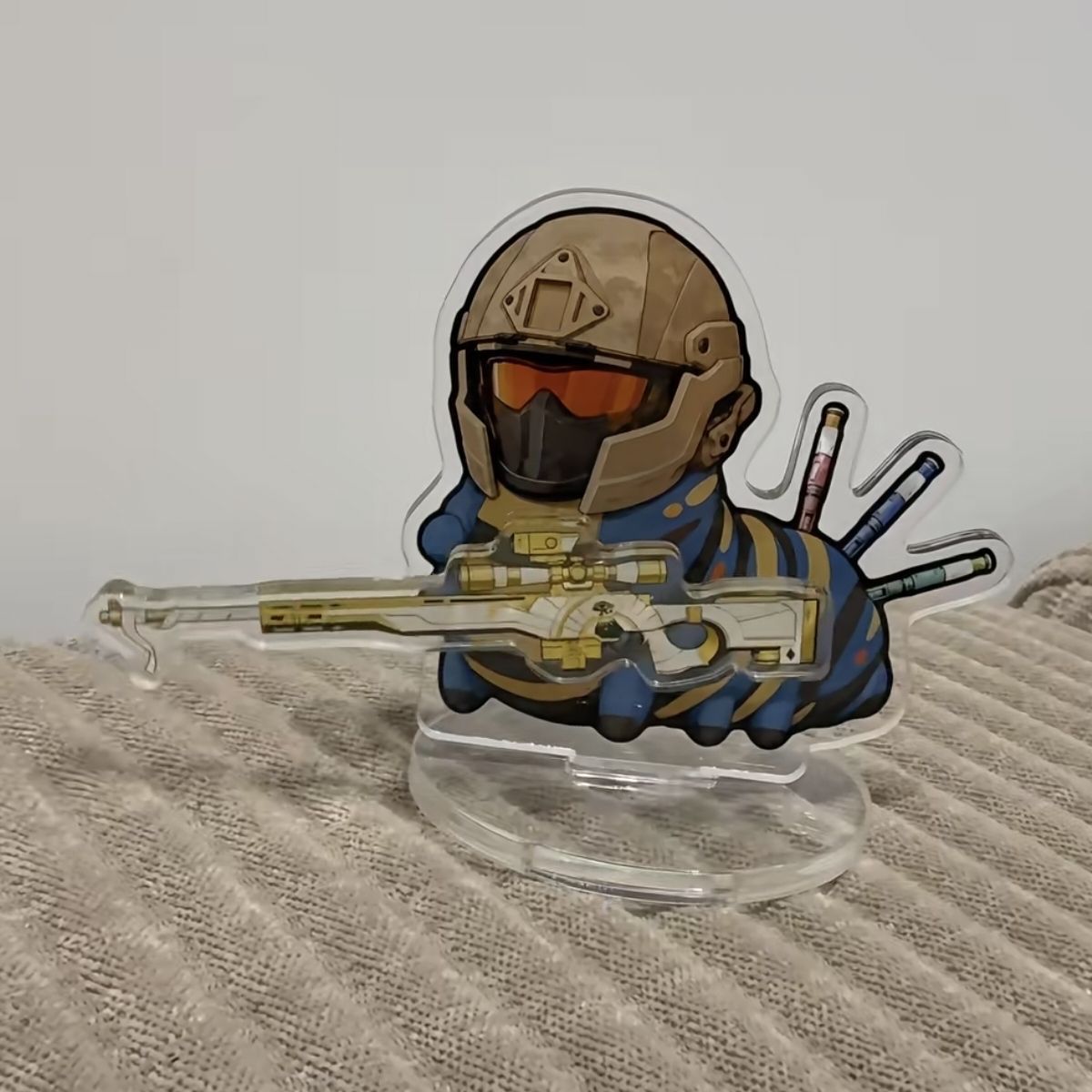 Popular item on Xiaohongshu: Delta Force Weilong Jiahao car-mounted swinging ornament, creative acrylic decoration