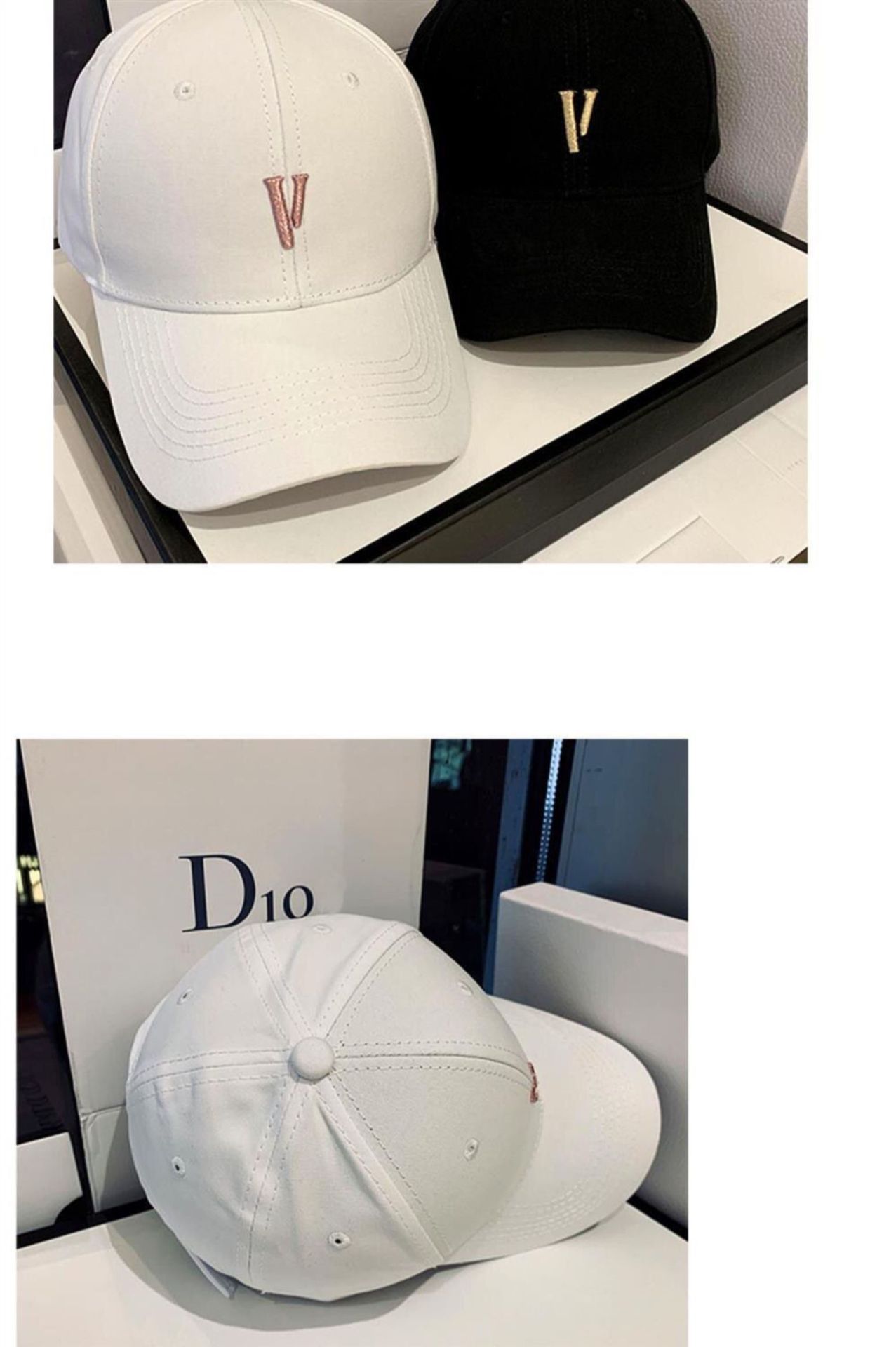 V Letter Baseball Cap Collection