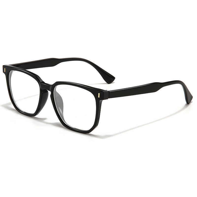 Fotosensible que cambia de color gafas lisas Internet celebridad de los hombres cara grande anti-rayo azul radiación miopía gafas de moda las mujeres pueden coincidir grados