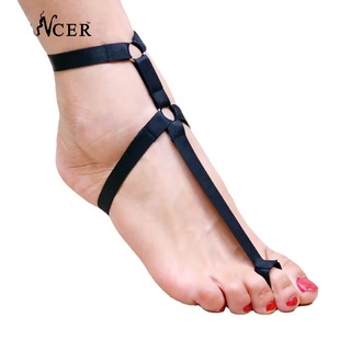 European and American style fashion street punk rock strap foot strap temptation sexy foot strap with strap to attract a generation of hair