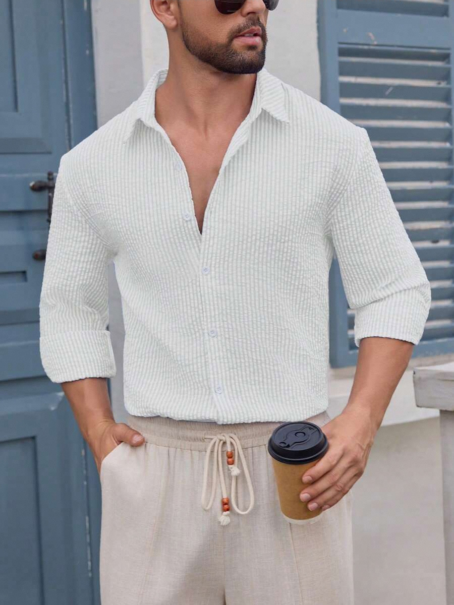 Camisas transfronterizas masculinas de otoño y invierno, camisas de algodón transpirables, camisas a cuadros de manga larga, camisas casuales para hombres, camisas de abrigo