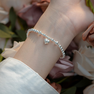 S925�y��������4mm�y��������Ů�ֹ�DYI�����K���ĉ��ִ� C0712