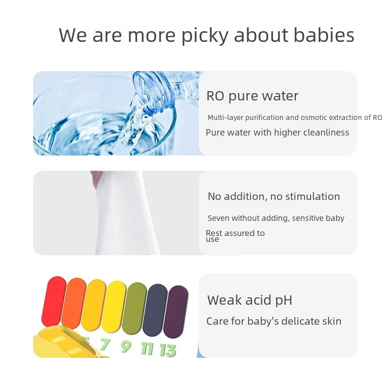 10 packs of Xiong Sen 10 pieces portable wet wipes for children's cleaning baby hand mouth fart wet wipes maternal and child wet wipes 