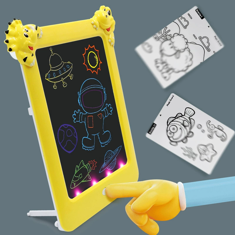 Детская светящаяся доска для рисования, набор, Amazon, 3D, граффити