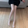 字母印花加长任意连裤袜