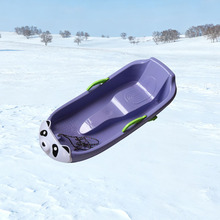 新款滑雪板成人款滑草板加厚滑沙板无动力雪爬犁儿童滑雪车