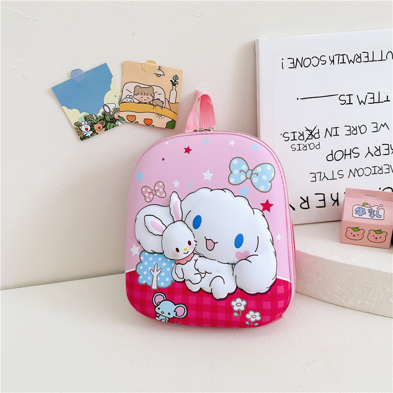 Nueva mochila de dibujos animados tridimensionales lindos niños mochila de cáscara de huevo jardín de infantes 2 - 6 años de edad bebé mochila pequeña 5