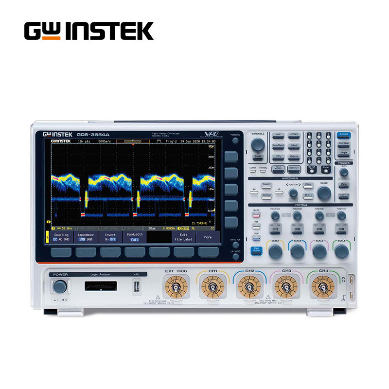 新品固纬数字存储示波器GDS-3000A系列350M和650MHZ带宽2/4通道