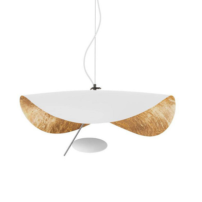 Dorado lámpara de restaurante de lótus creativo led nórdico LED moda lámpara de moda personalidad creativa sala de exposiciones de arte