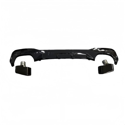 Suitable for Bmw 5 Series G30G38 Modified to M550 Model, Glossy Black Rear Diffuser, Small Body Kit, Tail Throat