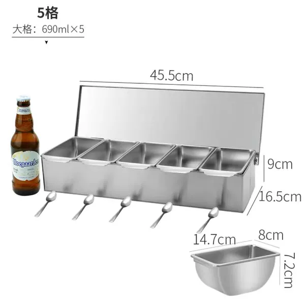 Large 5-frame pastry box