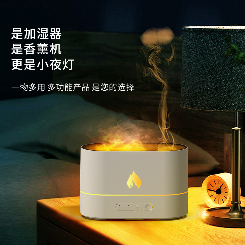 Difusor de Aromaterapia con Llama Shouming, Humidificador para el Hogar, Difusor Automático de Aceites Esenciales para Escritorio, Difusor de Aromaterapia con Forma de Medusa