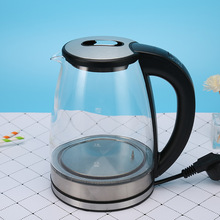 外贸跨境高硼硅玻璃水壶 1.8L自动断电电水壶 快速电热水壶