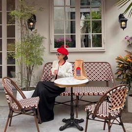 户外金属桌椅;藤编桌椅;户外沙发