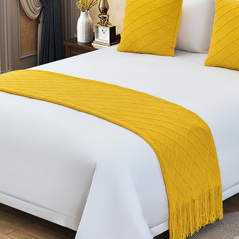 Bed Flag Bed End Towel Light Luxury Home Bedroom Bed Scarf 2023 New Hotel High-end American Hotel Bed Cover
