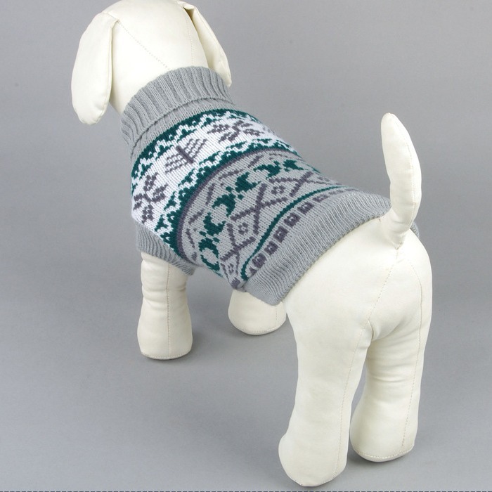 Fabricante en stock lote mixto nuevo perro ropa perro suéter rombo multi-especificación punto ropa de mascotas