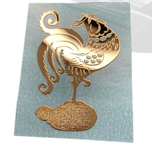 定制超薄金属标贴 铭牌制作 镍标 金属标分离贴logo 产品标签