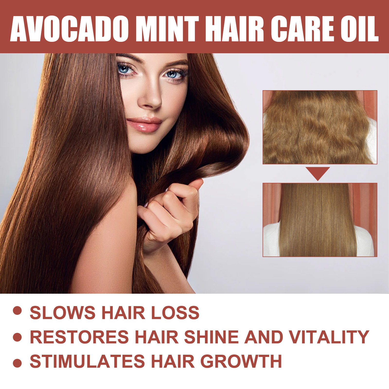 Avocado Mint Hair Essence Oil For Moisturizing And Repairing_voghion.com