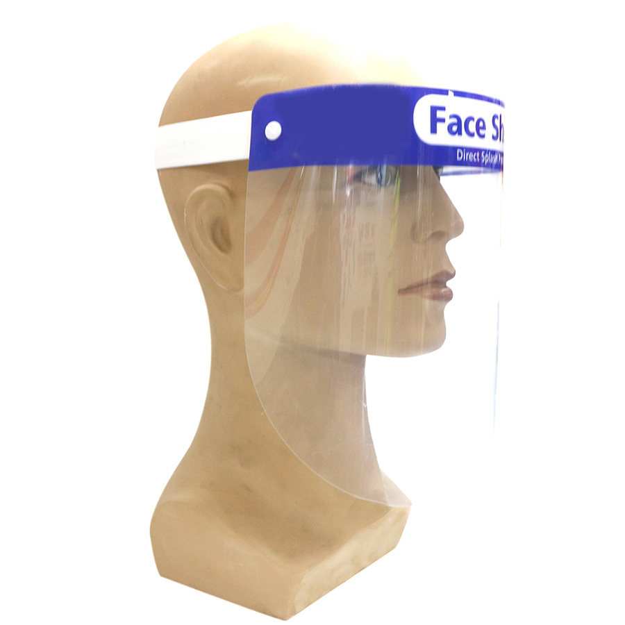 批发防护面罩护眼 面屏双面防护罩 防雾高清隔离防油溅面屏