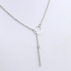 Metal chain, short necklace, accessory, simple and elegant design, Aliexpress, ebay, European style