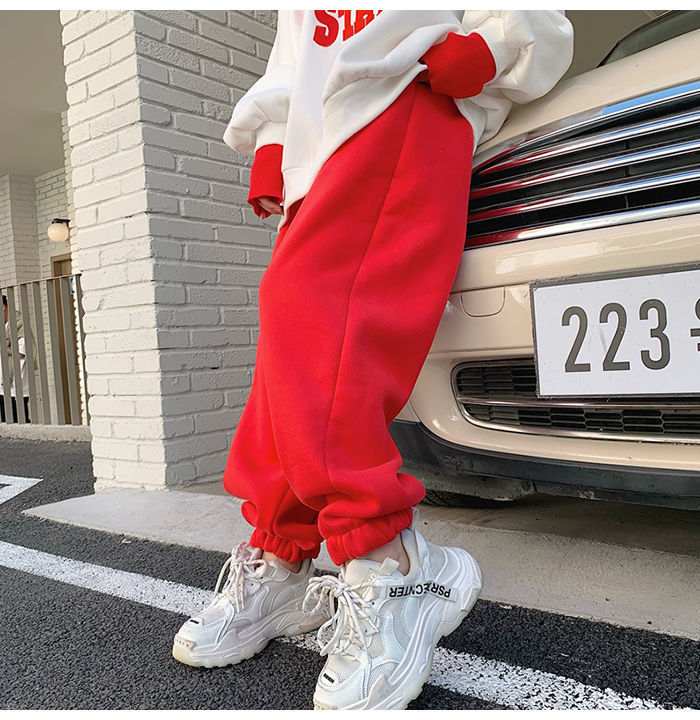 Women's Contrasting Hoodie Active Set For Autumn And Winter_voghion.com