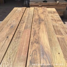 老榆木风化老门板木板片实木复古木板做旧板材室外木地板厂家批发