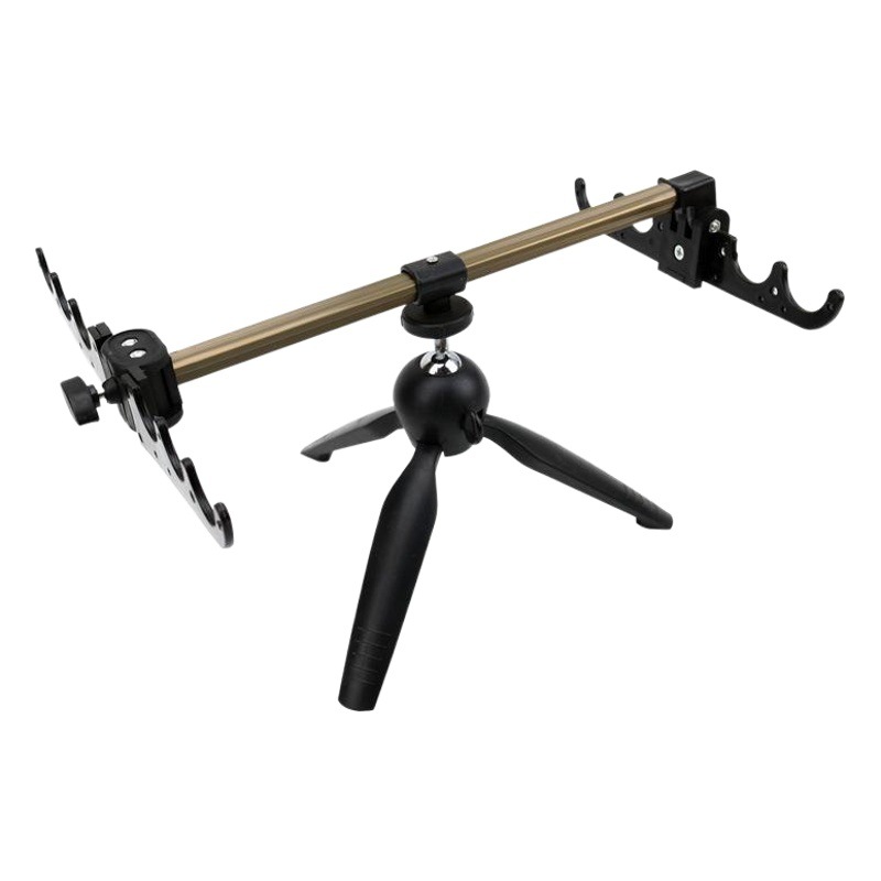 Triangular aluminum alloy battery fishing rod holder ice fishing holder adjustable fishing rod holder ice fishing rod holder fishing supplies