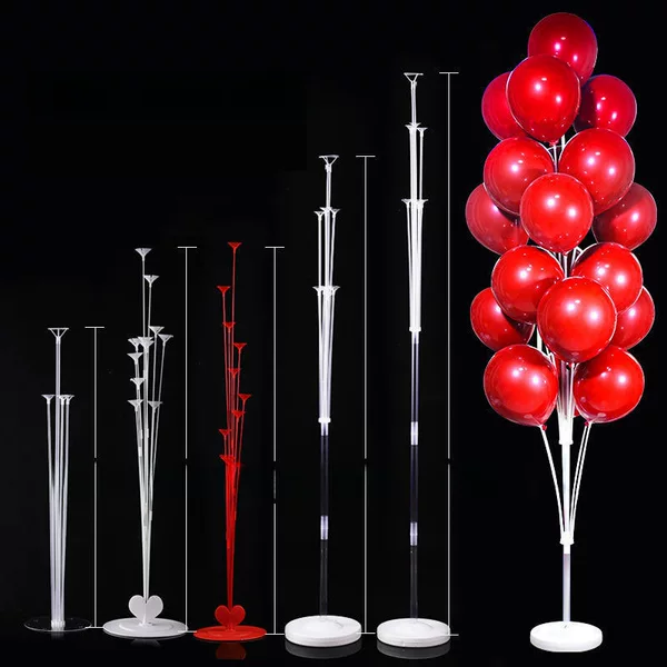 Table Floating Balloon Bracket Column Road Lead to Floating Pole Wedding Birthday Decoration Scene Layout Wedding Display Shelf