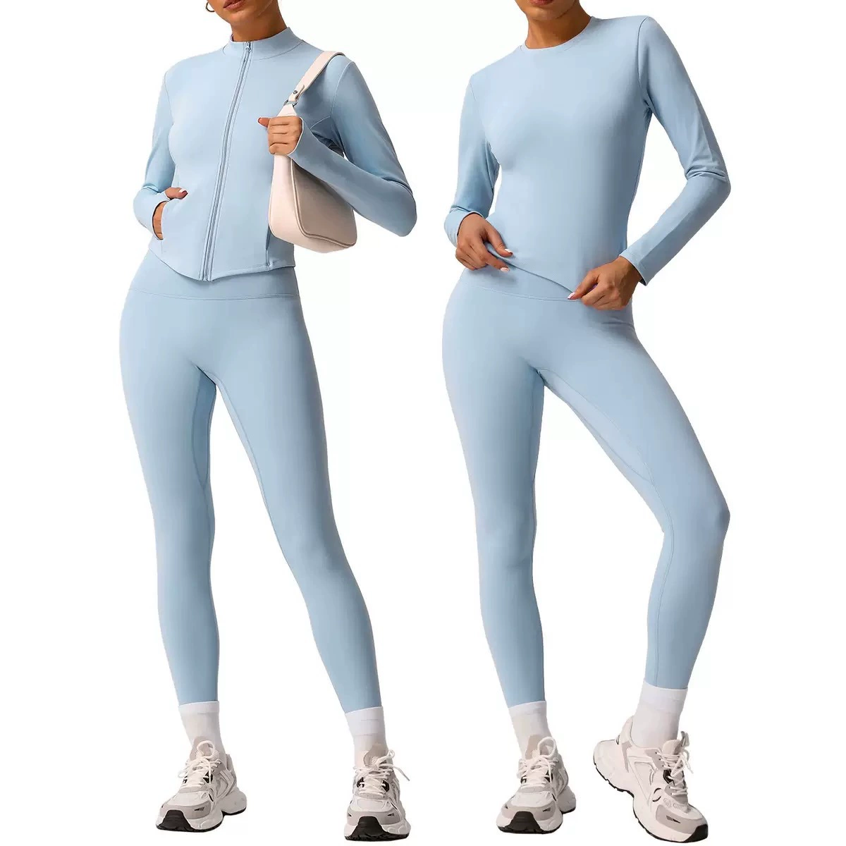 Sports travel keep warm underwear, tennis sports suit, fleece yoga clothing, tight, fitted, for running