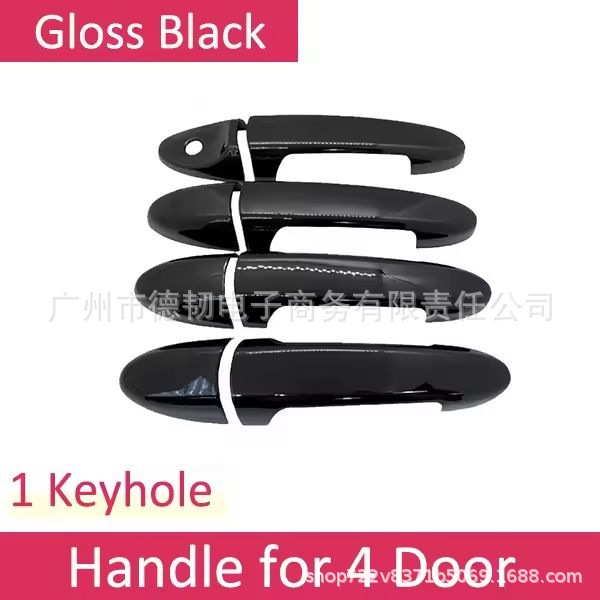 Suitable for 01-12 Ford Escape Mk1 Mk2 Carbon Fiber Pattern Handle Stickers, Ruiji Car Door Handle Decoration