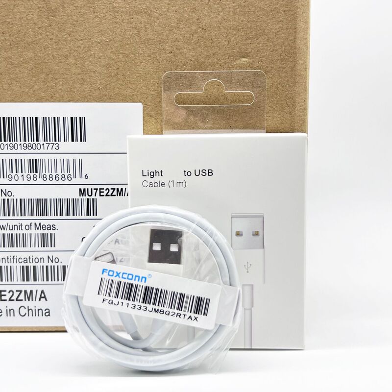 Suitable for Apple USB data line Foxconn E75iPhone6S/8p/IPAD2.4A fast charging wire