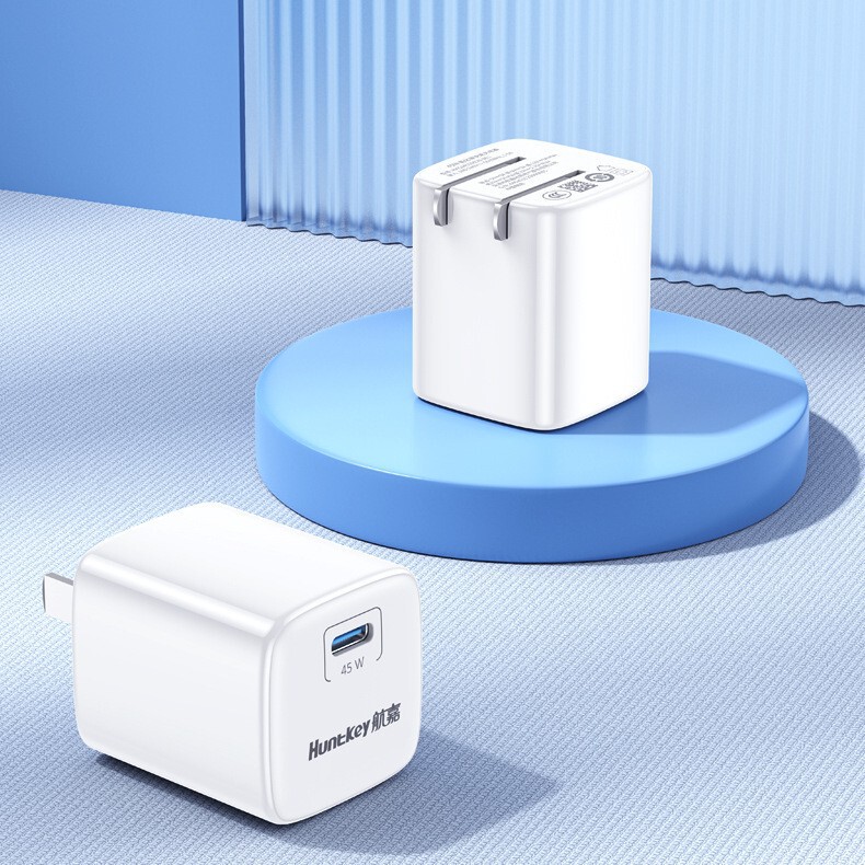 Huntkey/Huntkey F45 Gallium Nitride Fast Charger Safe Fast Charging Portable Android Universal Huntkey/Huntkey F45 Gallium Nitride Fast Charger Safe Fast Charging Portable Android Universal