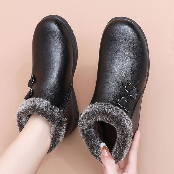 Insulated keep warm non-slip low boots