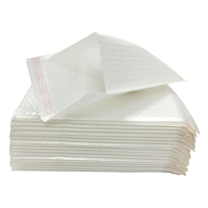 Bolsa de burbujas mate gruesa Bolsa de envoltura de burbujas de película de perlas Bolsa de plástico blanca Bolsa de embalaje de comercio electrónico Bolsa de embalaje a prueba de agua