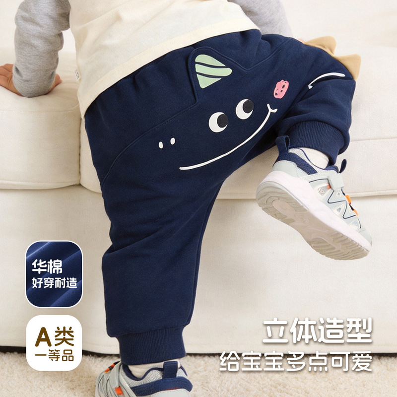 Children's PP pants, girls' long pants, boys' outerwear, autumn pants, spring and autumn baby sweatpants, cartoon newborn infant children's clothing Children's PP pants, girls' long pants, boys' outerwear, autumn pants, spring and autumn baby sweatpants, cartoon newborn infant children's clothing