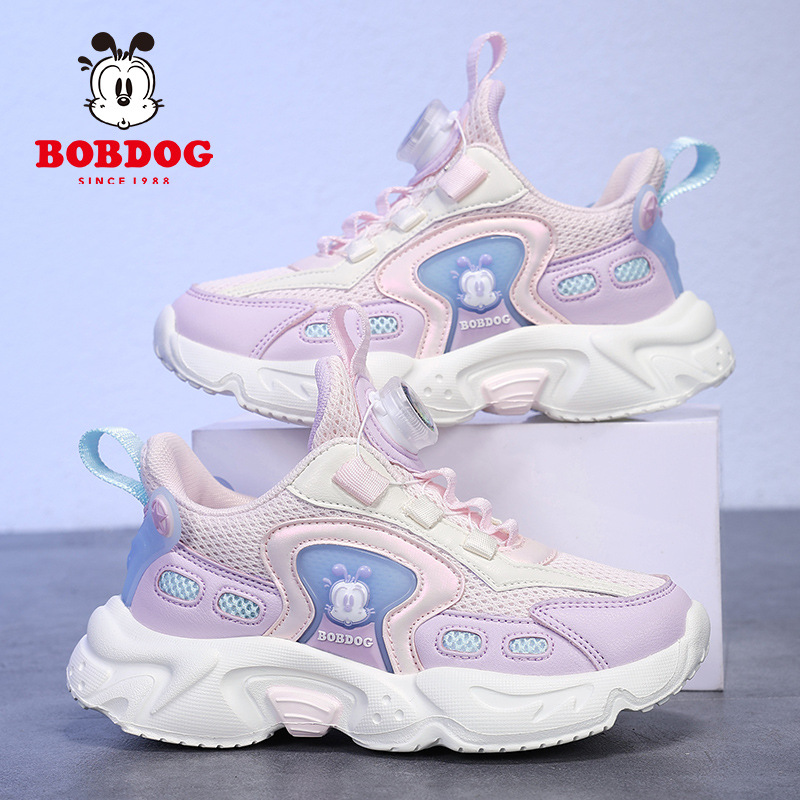 Babu bean zapatos de chicas zapatos deportivos 2024 primavera y otoño nuevas zapatos de corrida casuales respirables de niños