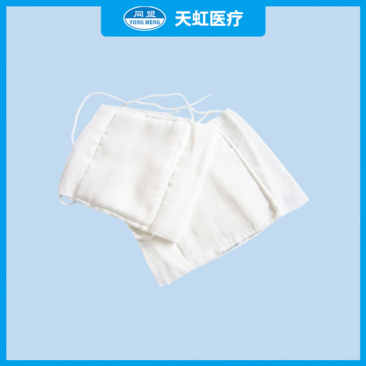 厂家制造 14*18*16纱布口罩 脱脂纱布口罩 多层纱布口罩