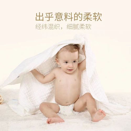 Pure cotton gauze baby bath towel newborn swaddle towel baby blanket newborn gauze towel children's bath towel
