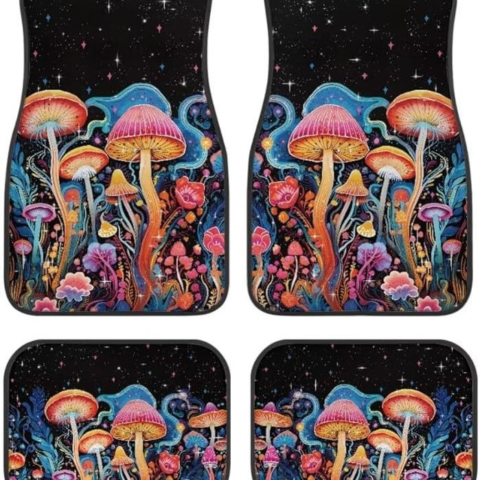 TEMU retro estilo nórdico alfombra de pie de coche alfombra de cuatro piezas tapete resistente a las manchas almohadilla de pie Amazon TEMU al por mayor