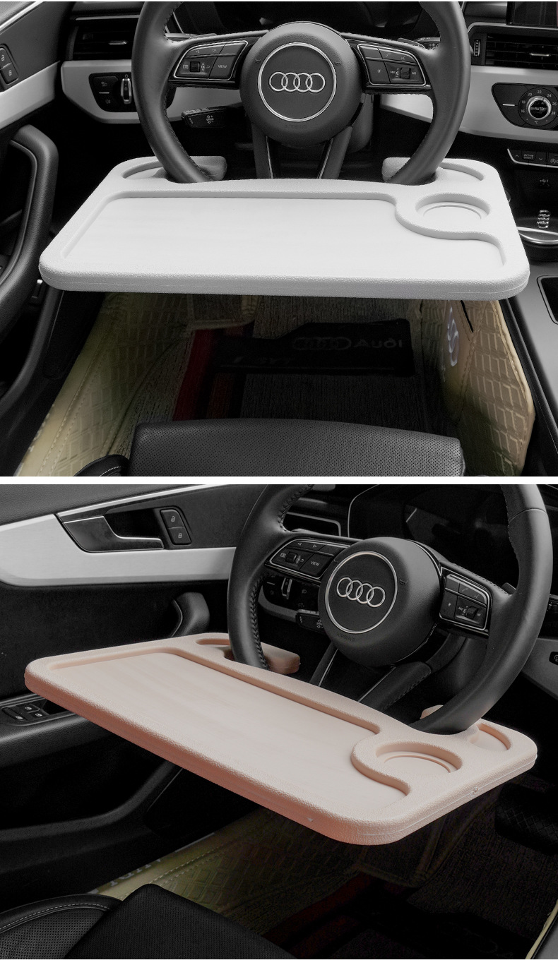 Car large steering wheel small table Board car dining table car dining plate car notebook bracket tablet computer table