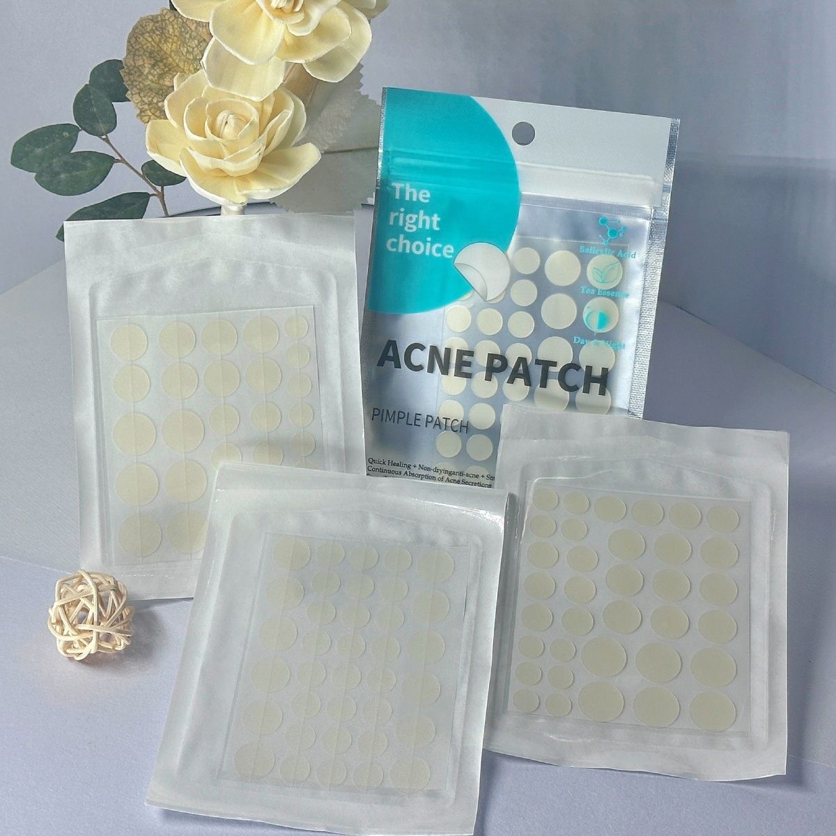 Exclusión transfronteriza para parche invisible para el acné corrector parche facial para el acné calmante acné más aceite esencial parche invisible para el acné en stock