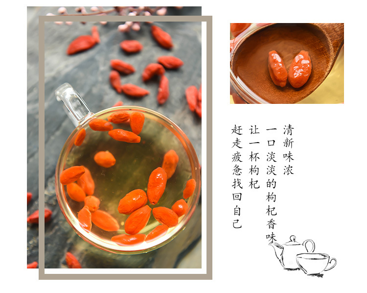 Goji Berries 1000g Ningxia Gou Qi Zi Dried Wolfberry for Tea and Daily Wellness quality and texture