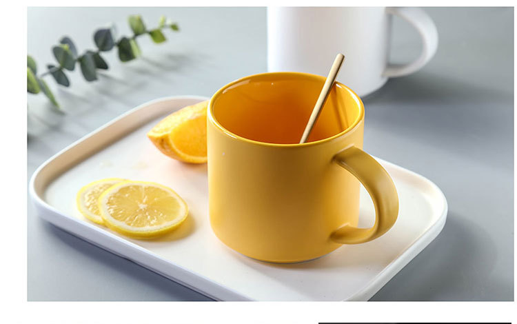 杯子陶瓷杯创意马克水杯高颜值纯咖啡杯家用早餐牛奶杯活动礼品详情6