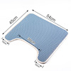 Cat sand cushion double layer of waterproof folding filtering EVA honeycomb anti -splattered toilet mat, cat pet supplies